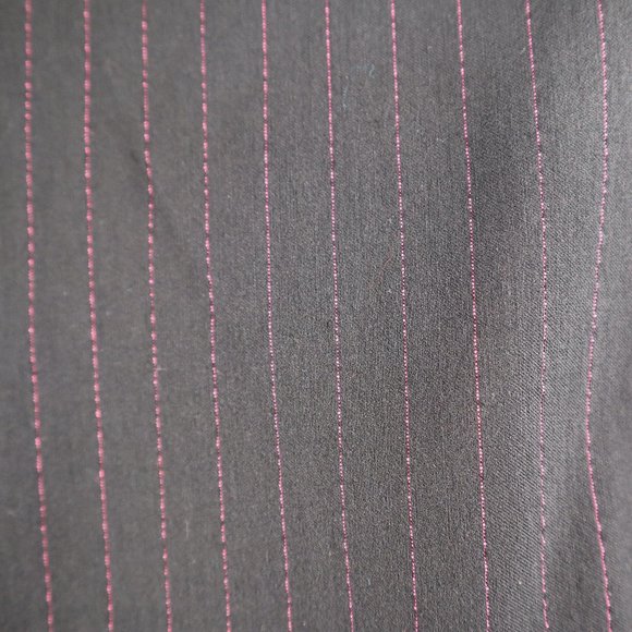 Express Black with Pink Pinstripe Pants, Size 0 - Picture 5 of 6